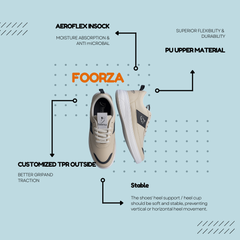 Foorza - Men Low Top Sneakers ~ Skin tone.
